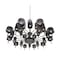Cwi Lighting Montoya 30 Light Up Chandelier With Pearl Black Finish 5526P48-30-612 - alternate 2